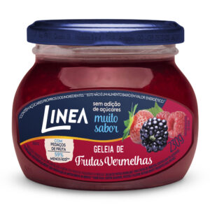 Geleia Linea Sabor Frutas Vermelhas de 230g